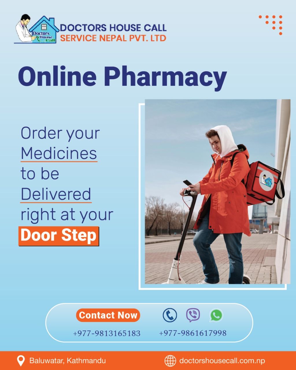 Home Pharmacy Service in Kathmandu, Nepal